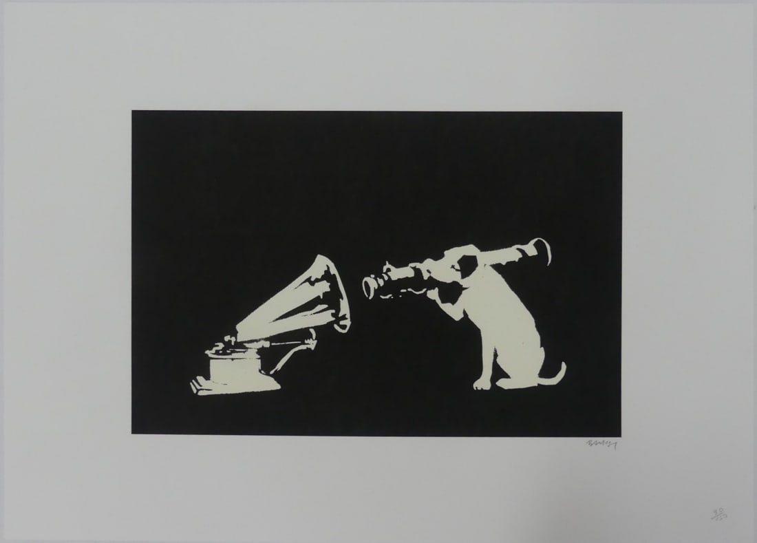 BANKSY 'HMV DOG' LITHOGRAPH (1 of 6)