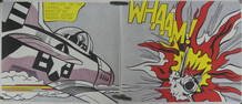 ROY LICHTENSTEIN 'WHAAM!' SIGNED DIPTYCH