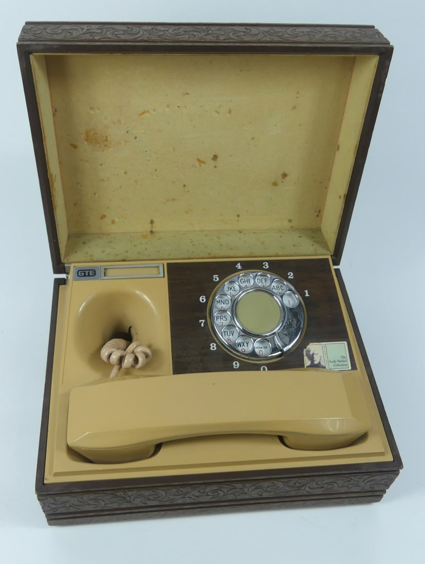 ANDY WARHOL ESTATE GTE ROTARY TELEPHONE (1 of 12)
