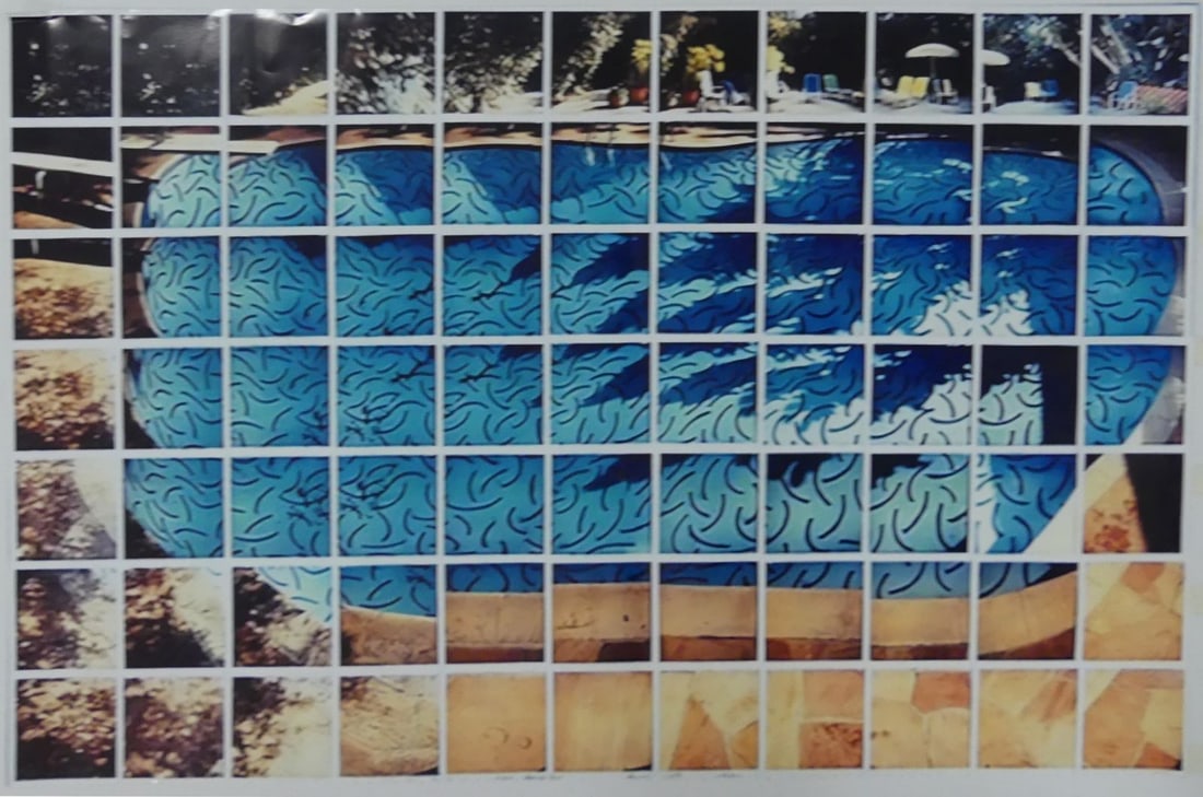 DAVID HOCKNEY 'SUN ON THE POOL' PHOTO-LITHO (1 of 4)