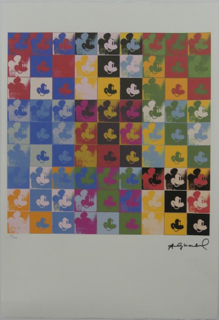 ANDY WARHOL 'MICKEY MOUSE' LITHOGRAPH (1 of 7)