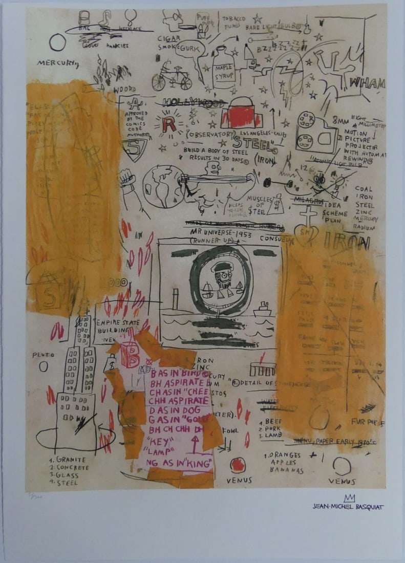JEAN-MICHEL BASQUIAT 'EMPIRE STATE BUILDING' LITHO (1 of 6)