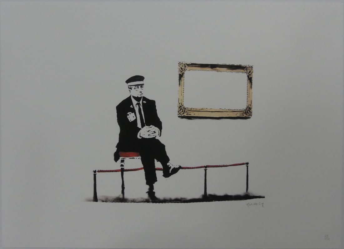 BANKSY 'SMASH THE SYSTEM' LITHOGRAPH (1 of 5)