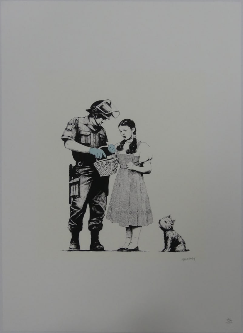 BANKSY 'STOP AND SEARCH' LITHOGRAPH (1 of 6)