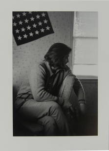 LARRY CLARK 'TULSA' PHOTOGRAPH: Larry Clark photo print from the Tulsa Series. Mounted. Sheet measures 10" x 7".