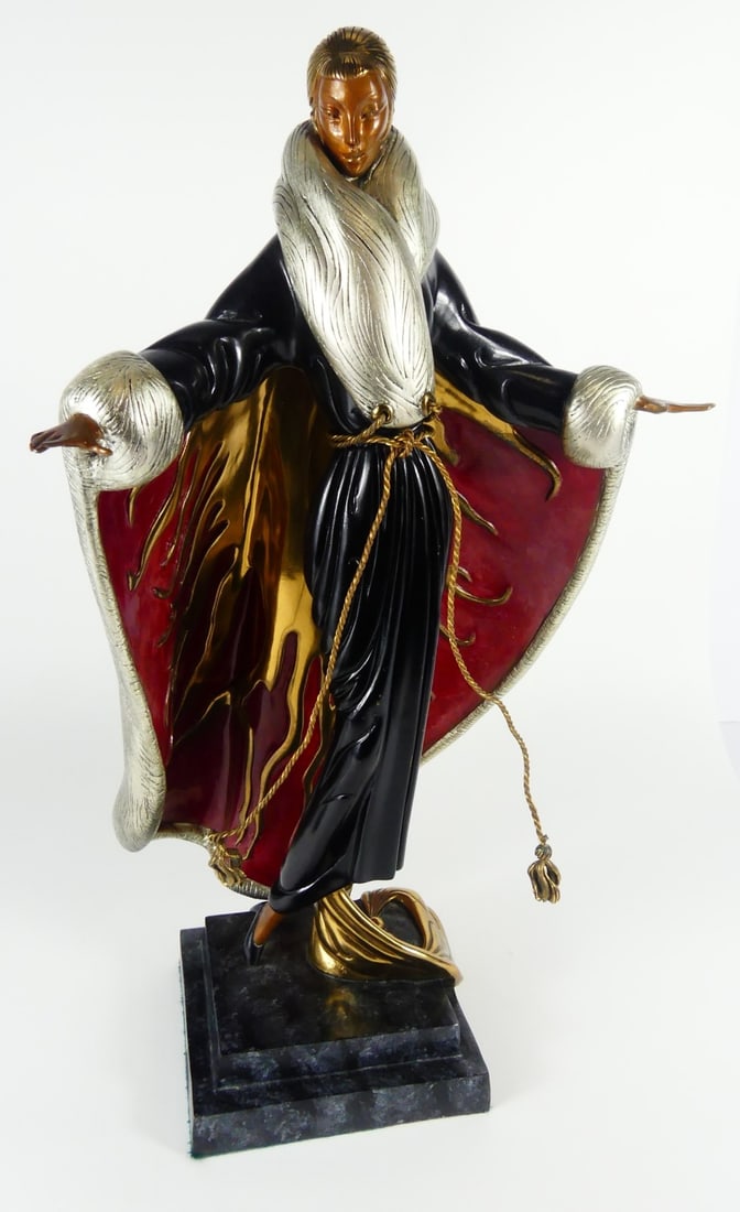 ERTE 'FAUBOURG ST. HONORE' BRONZE SCULPTURE (1 of 9)