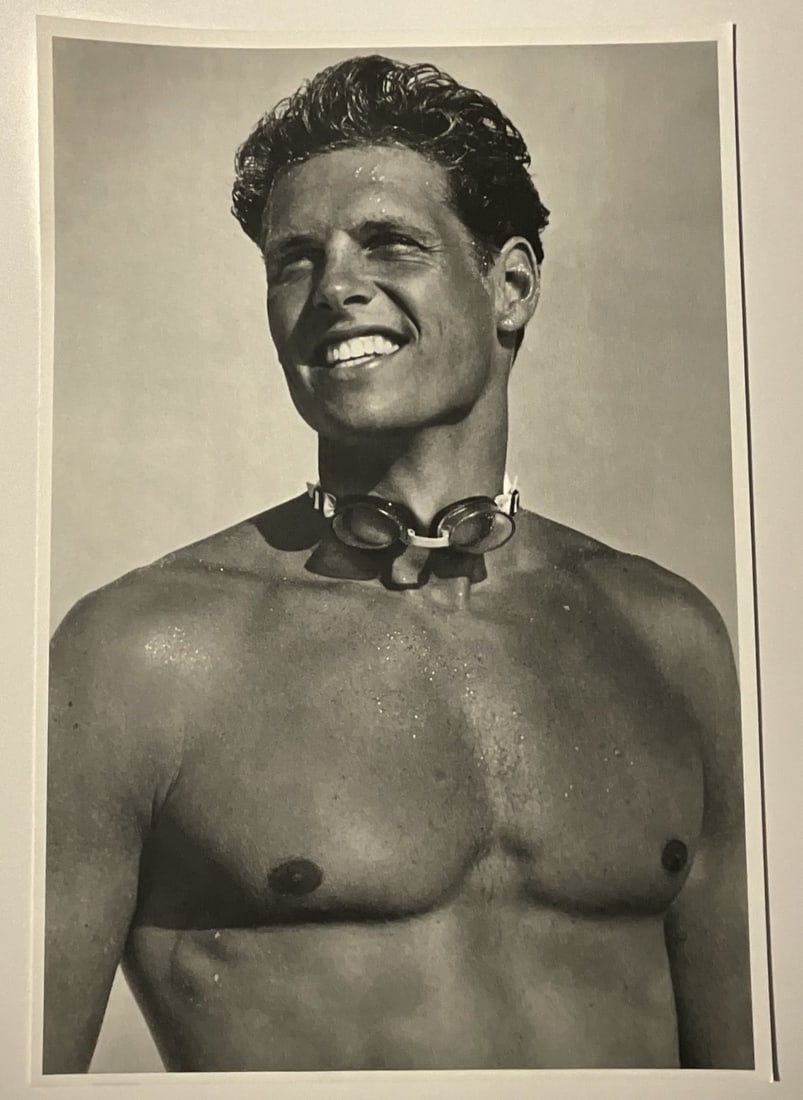 BRUCE WEBER SHEET-FED GRAVURE: Bruce Weber (American, 20th century) Sheet-Fed Gravure print. Measures 13 3/4 x 10 3/4 inches.