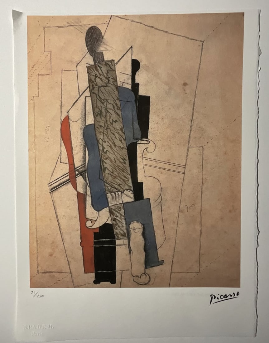 PABLO PICASSO HAND NUMBERED OFFSET LITHOGRAPH (1 of 6)