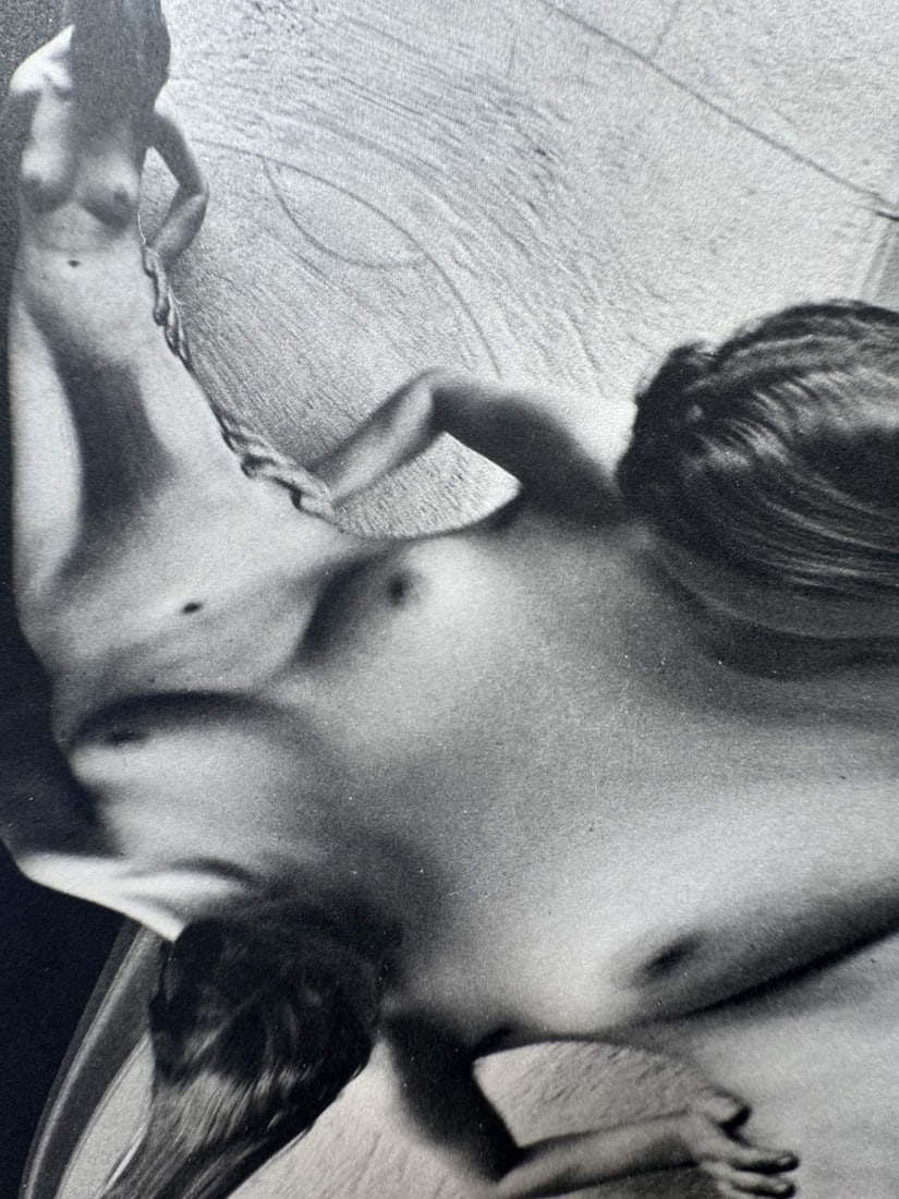 ANDRE KERTESZ 'NUDE, PARIS, 1933' VINTAGE PRINT: Andre Kertesz "Nude, Paris, 1933" vintage print. Mounted. 6.6 x 9.0 inches.