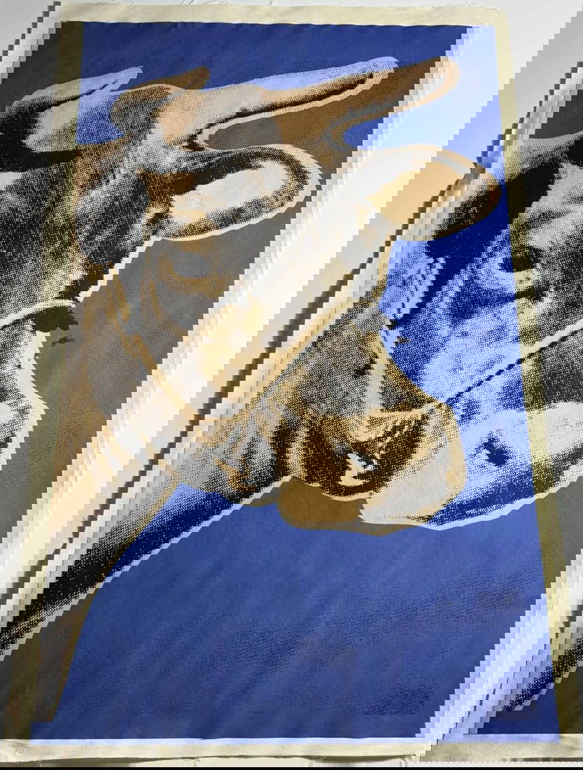 ANDY WARHOL COW POSTER ON LINEN (1 of 5)