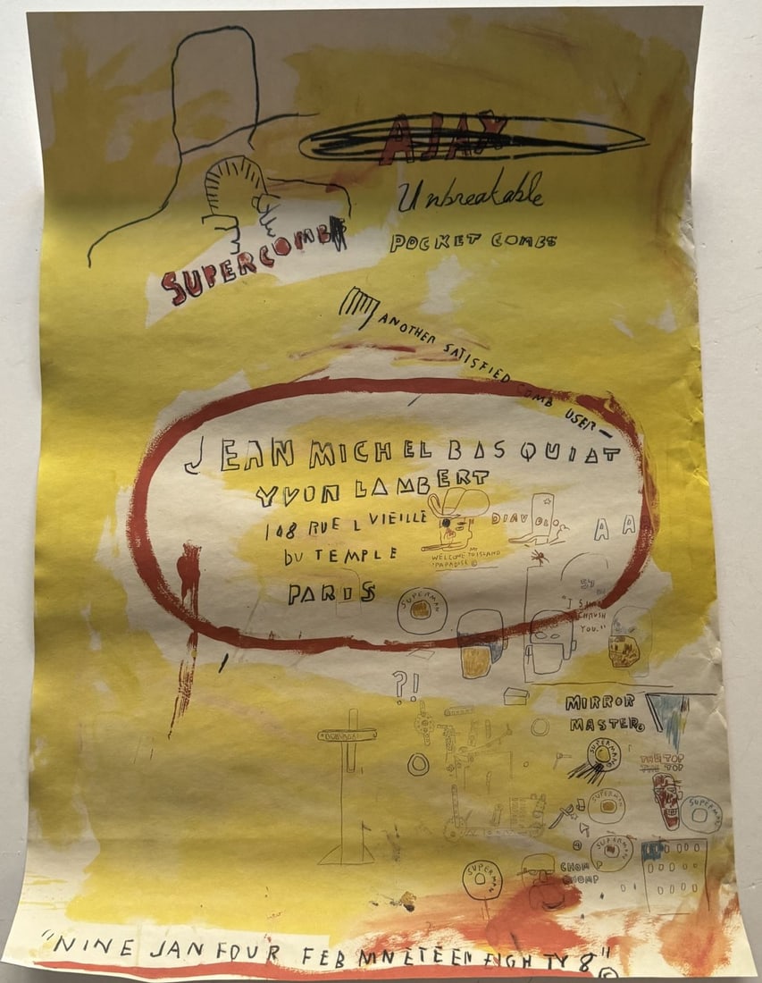 JEAN MICHEL-BASQUIAT YVON LAMBERT POSTER (1 of 4)