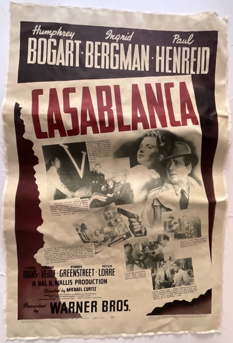 CASABLANCA MOVIE POSTER (1 of 9)