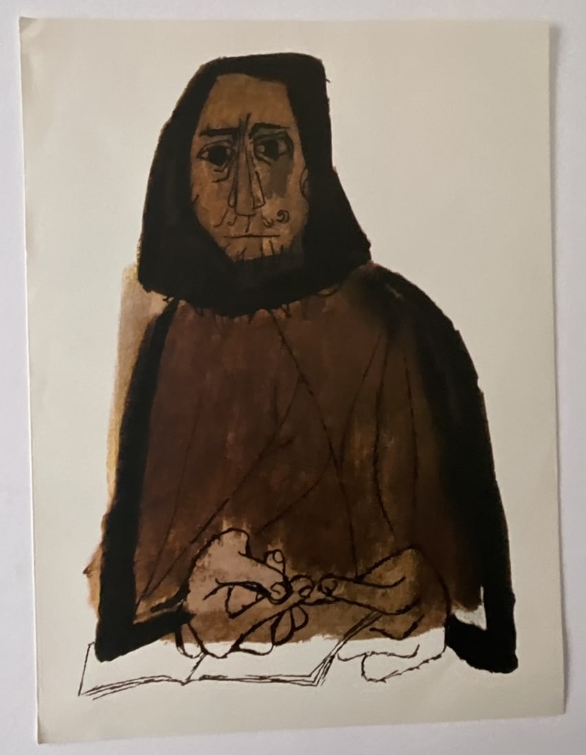 BEN SHAHN SOCIAL REALISM PORTRAIT VINTAGE PRINT (1 of 5)