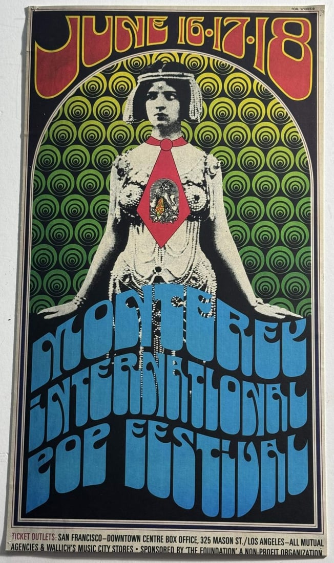 MONTEREY POP FESTIVAL POSTER (1 of 7)