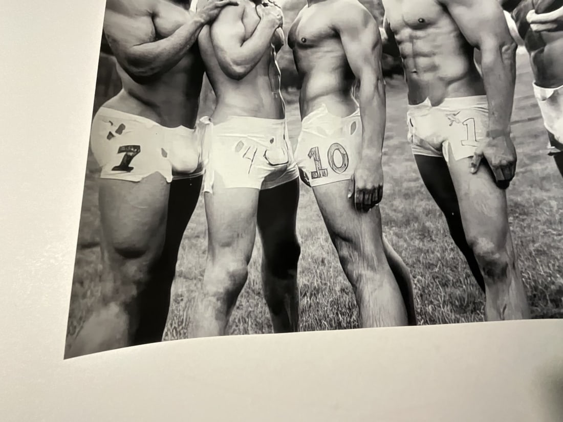 BRUCE WEBER 'ALBERT'S UNDERWEAR' PHOTO: Bruce Weber (American, b. 1946) 'Albert?s Underwear' photo print. Measures 17 x 14 inches.