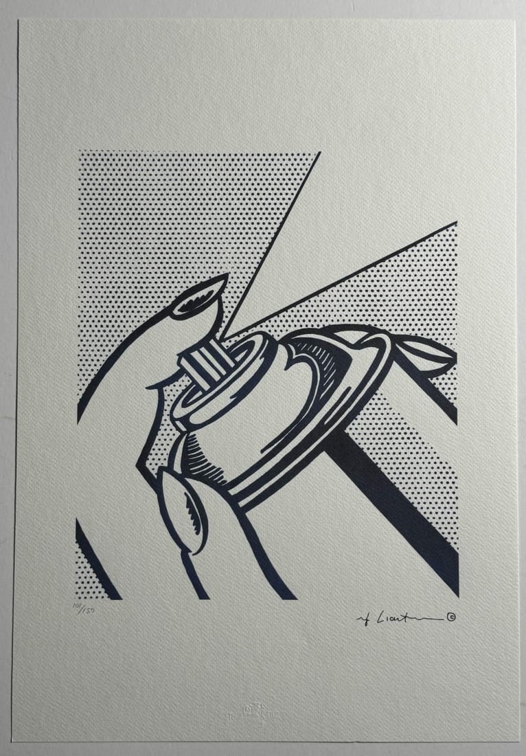 ROY LICHTENSTEIN 'SPRAYCAN' OFFSET LITHOGRAPH (1 of 4)