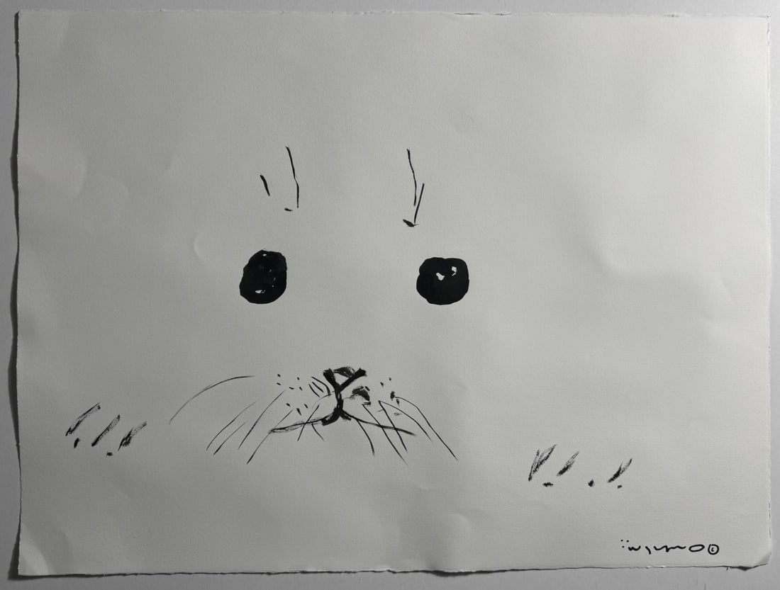 ROBERT WYLAND 'SEAL' INK ON PAPER (1 of 5)