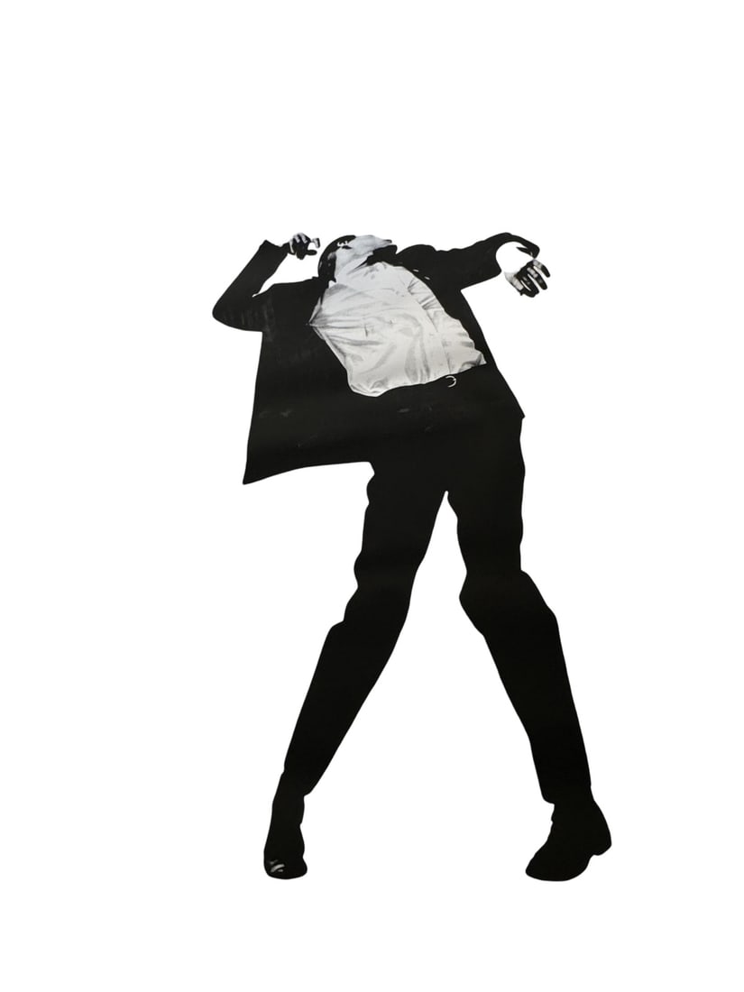 ROBERT LONGO 'UNTITLED' OFFSET LITHOGRAPH: Robert Longo (American, b. 1953) 'Untitled' offset lithograph Measures 78 x 44 inches.