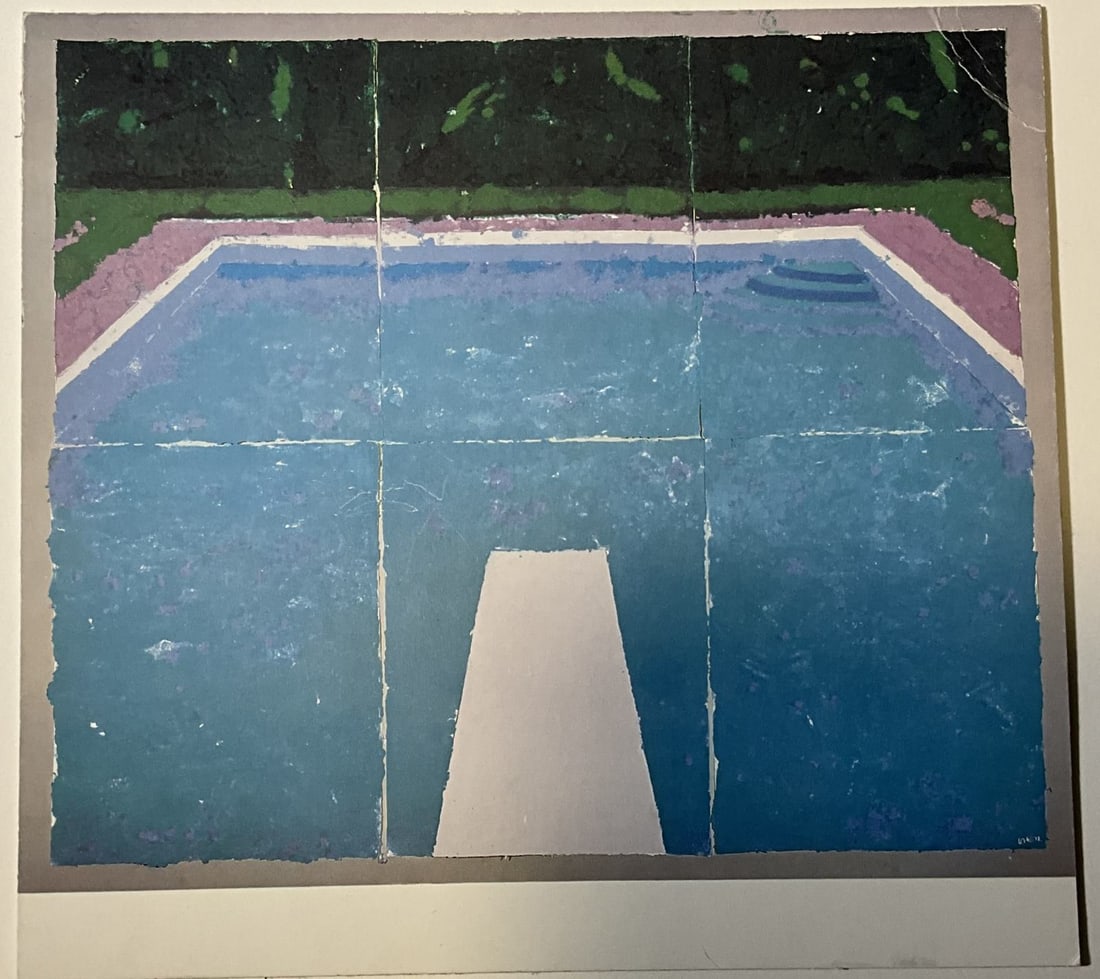 DAVID HOCKNEY SWIMMING POOL OFFSET LITHOGRAPH (1 of 6)