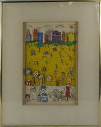 JAMES RIZZI 'SUNDAY IN CENTRAL PARK' 3D SERIGRAPH