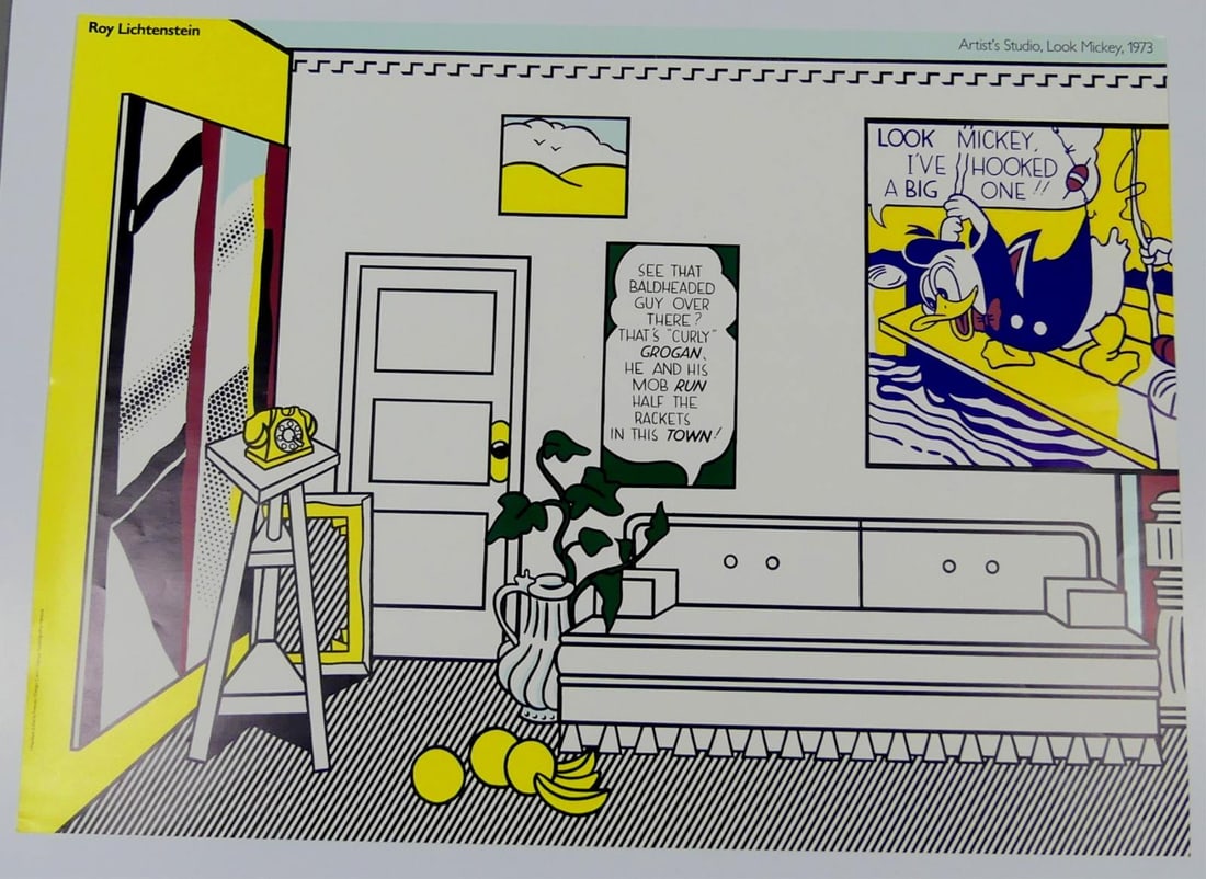 ROY LICHTENSTEIN 'ARTIST'S STUDIO, LOOK MICKEY' (1 of 4)
