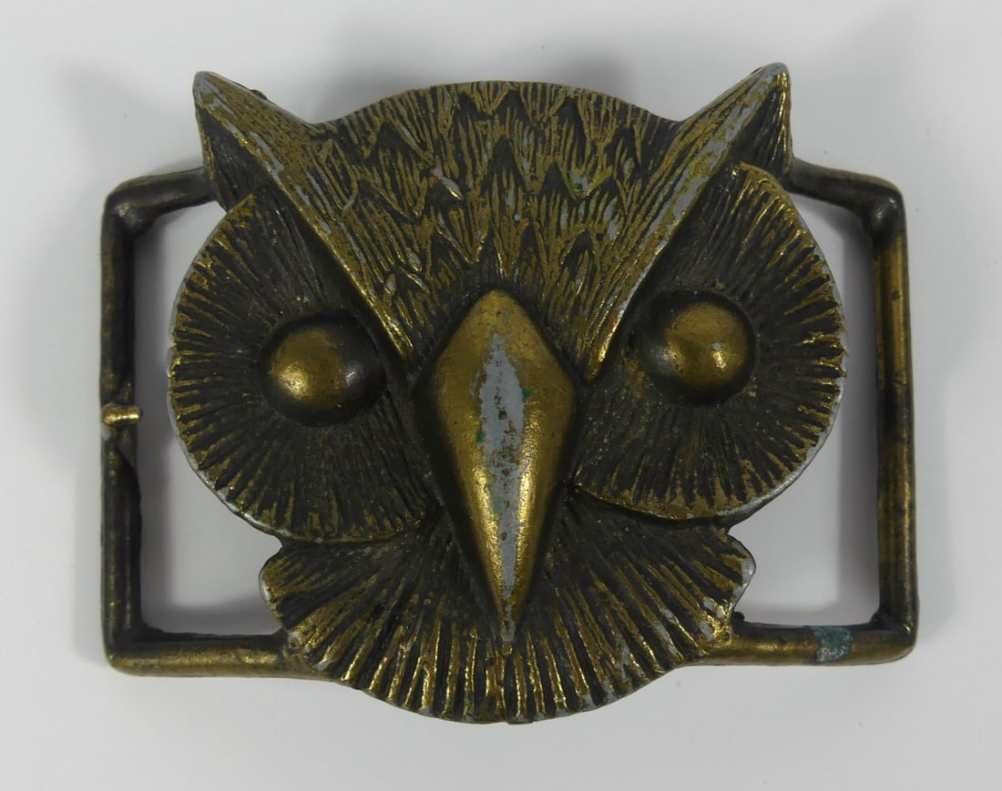 ELVIS PRESLEY OWNED OWL BELT BUCKLE (1 of 6)