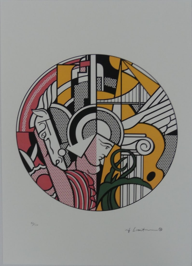 ROY LICHTENSTEIN 'THE SOLOMON' LITHOGRAPH (1 of 8)