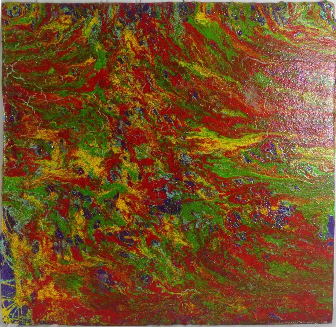 ZELJKO LAH 'RHAPSODY' ABSTRACT ACRYLIC PAINTING (1 of 5)