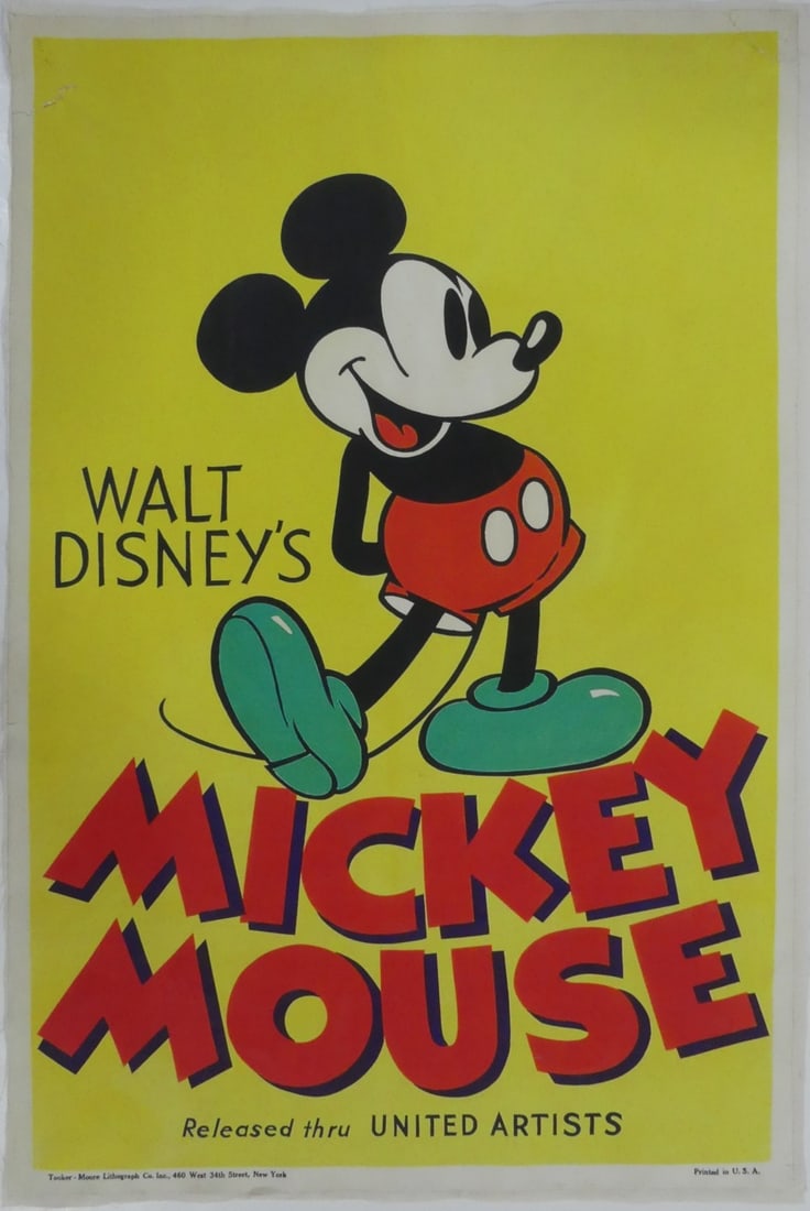 WALT DISNEY'S MICKEY MOUSE POSTER (1 of 8)