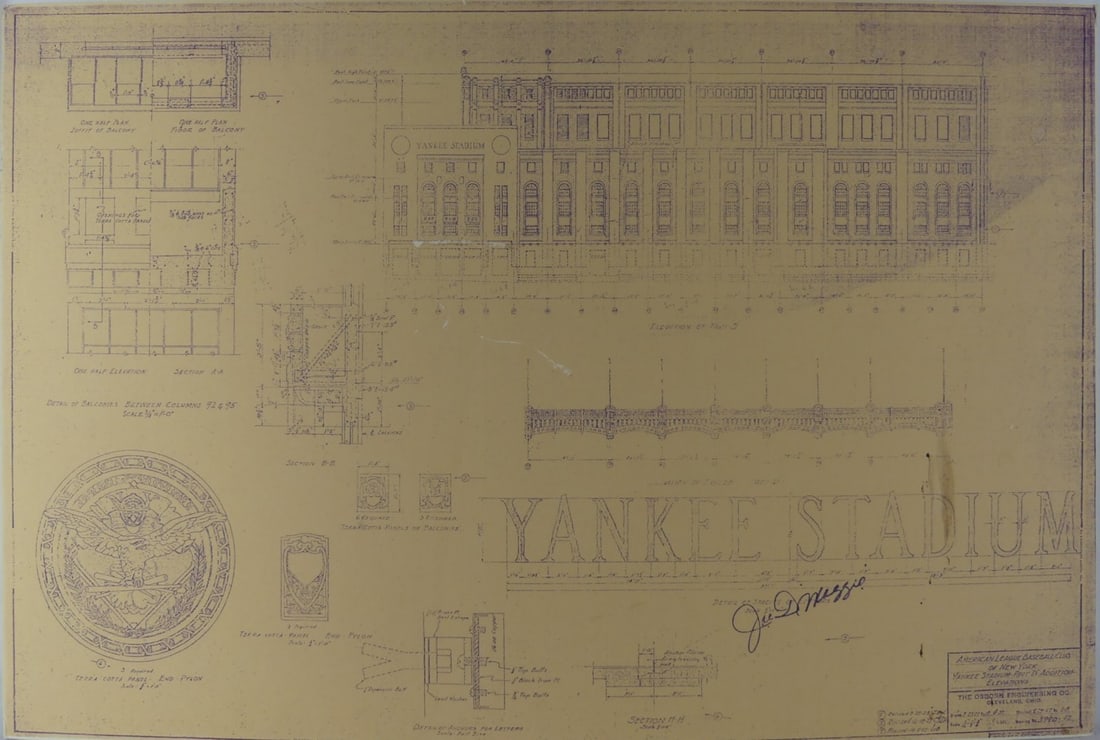 YANKEE STADIUM BLUEPRINT (1 of 7)