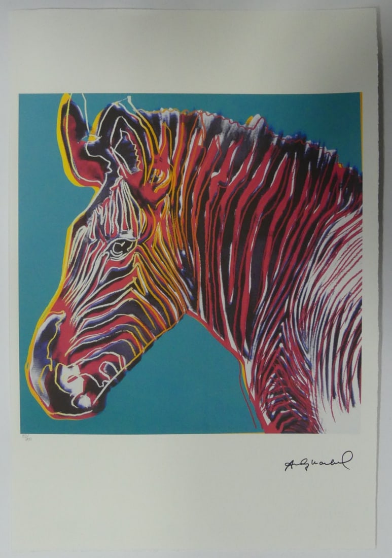 ANDY WARHOL 'ZEBRA' LITHOGRAPH (1 of 8)