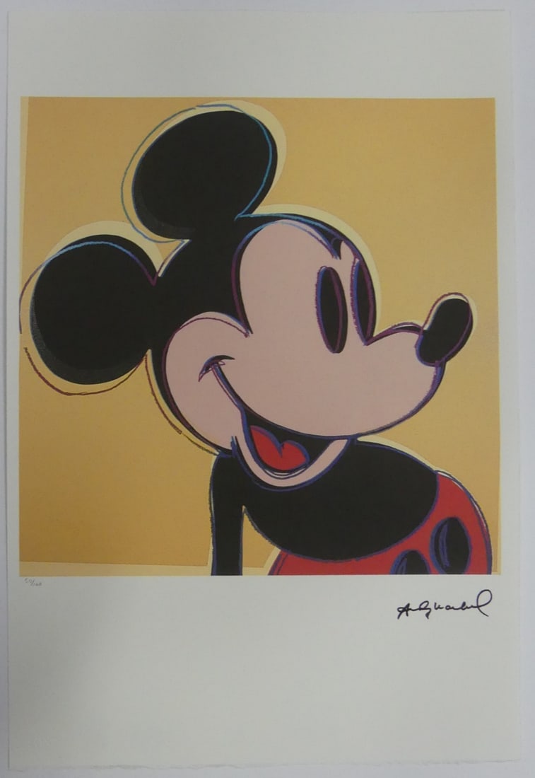 ANDY WARHOL 'MICKEY MOUSE' LITHOGRAPH (1 of 7)