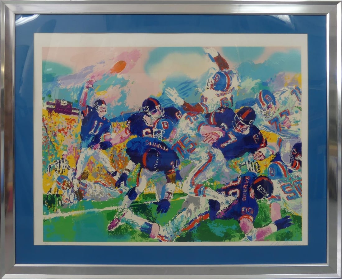 LEROY NEIMAN 'GIANTS - BRONCOS' SERIGRAPH (1 of 6)