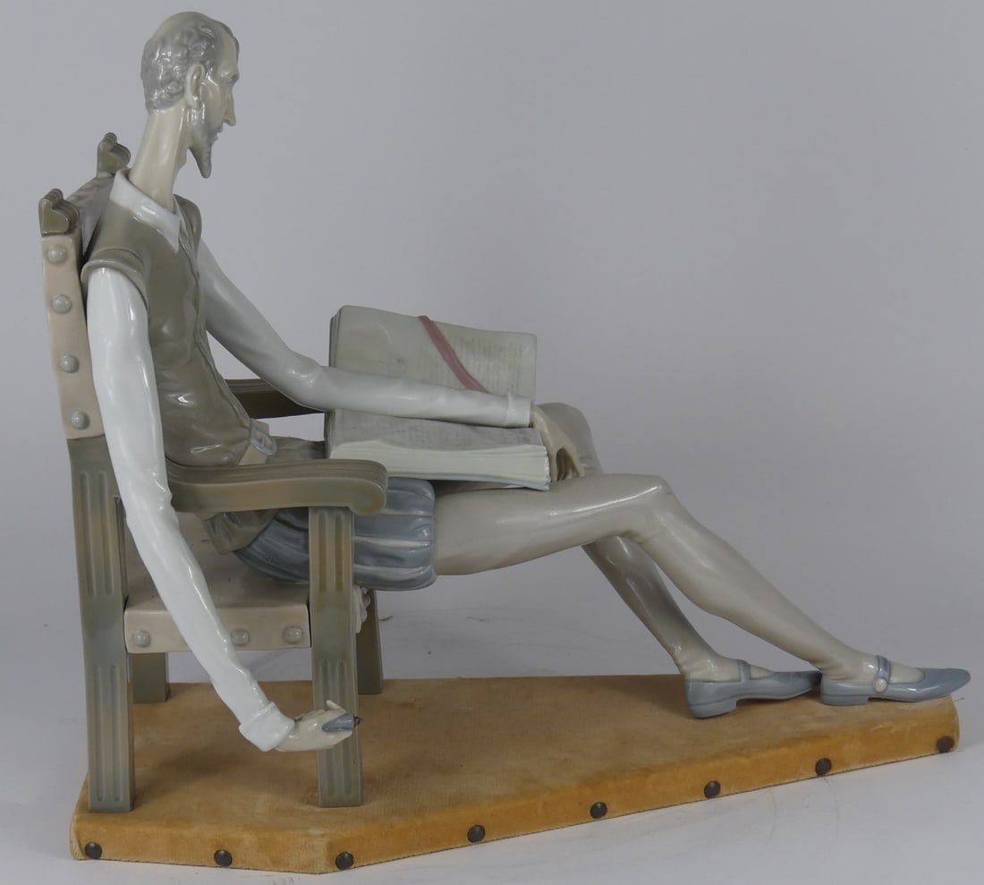 LLADRO DON QUIXOTE PORCELAIN FIGURINE w BASE (1 of 11)