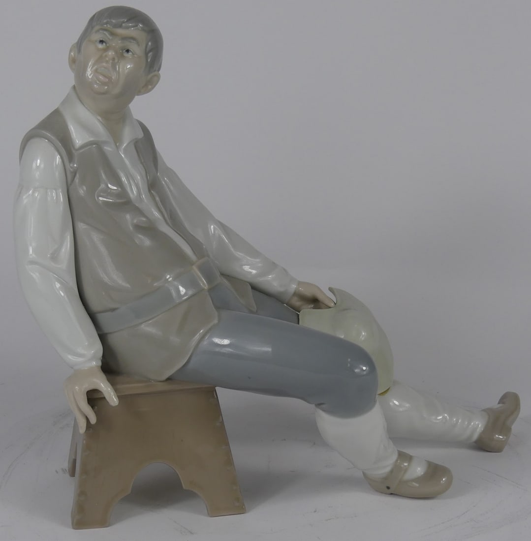 LLADRO 'SANCHO PANZA' PORCELAIN FIGURINE (1 of 8)