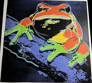 ANDY WARHOL 'PINE BARRENS TREE FROG' SCREENPRINT