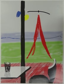 DAVID HOCKNEY 'HAND DRAWN ON IPAD' LITHOGRAPH