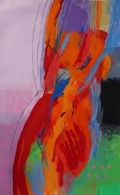 CALMAN SHEMI 'WOMAN' SOFT PAINTING