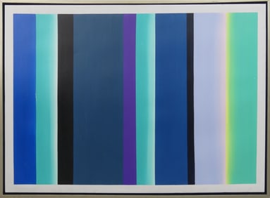 GENE DAVIS 'TOTE' ACRYLIC PAINTING ON CANVAS