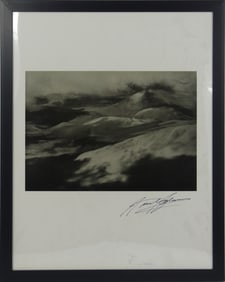 ANSEL ADAMS 'CRATER OF HALEAKALA' SIGNED PHOTO