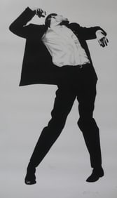 ROBERT LONGO 'MEN IN THE CITIES' OFFSET LITHOGRAPH