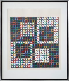VICTOR VASARELY 'OUR MC' SERIGRAPH
