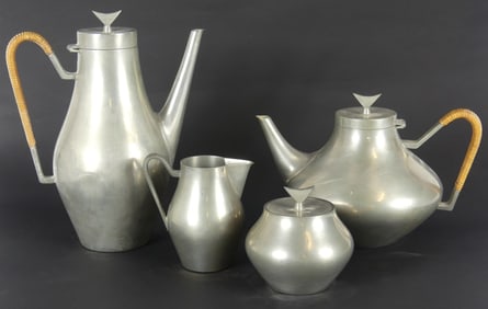 JOHN PRIP REED & BARTON 'DENMARK' PEWTER SERVICE
