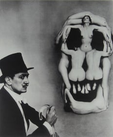 PHILIPPE HALSMAN 'SKULL BY DALI' PHOTO-LITHO