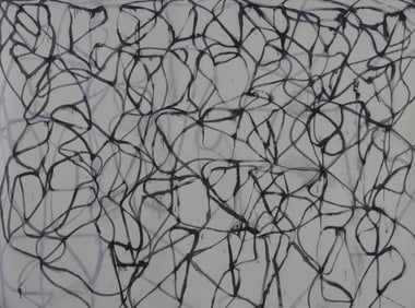 BRICE MARDEN 'COLD MOUNTAIN 6' LITHOGRAPH