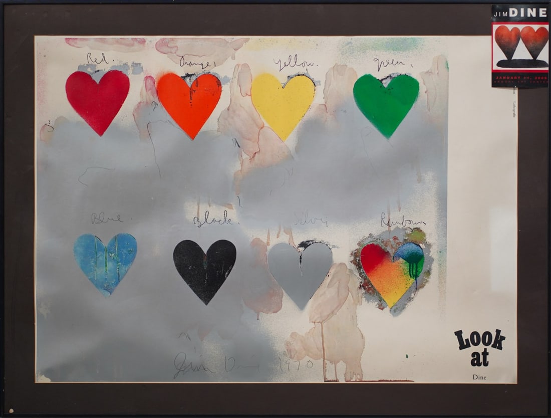JIM DINE 'LOOK AT DINE' GALERIE MUNCHEN LITHOGRAPH (1 of 4)