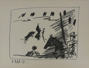 PABLO PICASSO 'JUE DE LA CAPE' LITHOGRAPH