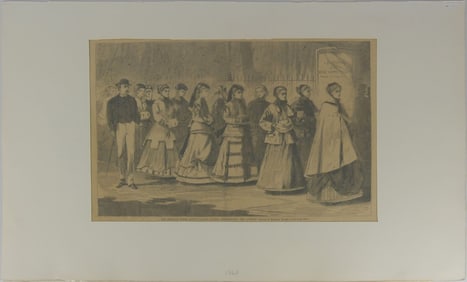 WINSLOW HOMER 'MORNING WALK' ENGRAVING