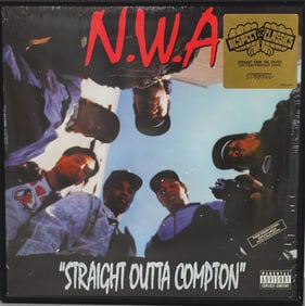 N.W.A. 'STRAIGHT OUTTA COMPTON' RECORD ALBUM