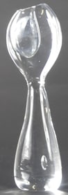 VICKE LINDSTRAND KOSTA BODA 'ORCHID' GLASS VASE